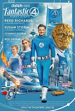 Poster for The Fantastic Four: First Steps